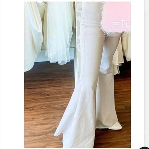 Khaki Just Float on Flair Jeans